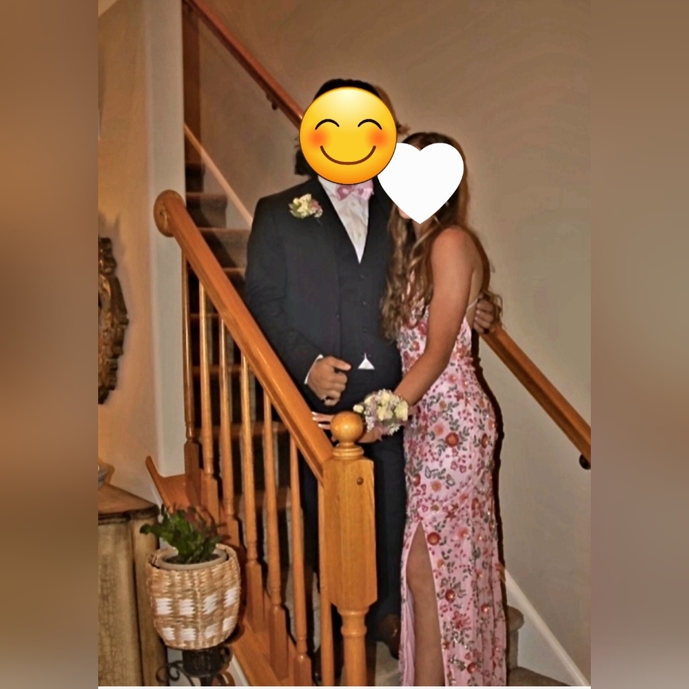 Primavera beaded prom gown